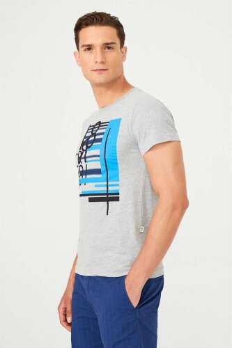 Bisiklet Yaka Erkek T-Shirt - 3