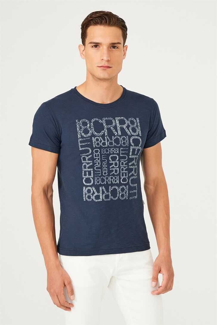 Bisiklet Yaka Erkek T-Shirt - 1