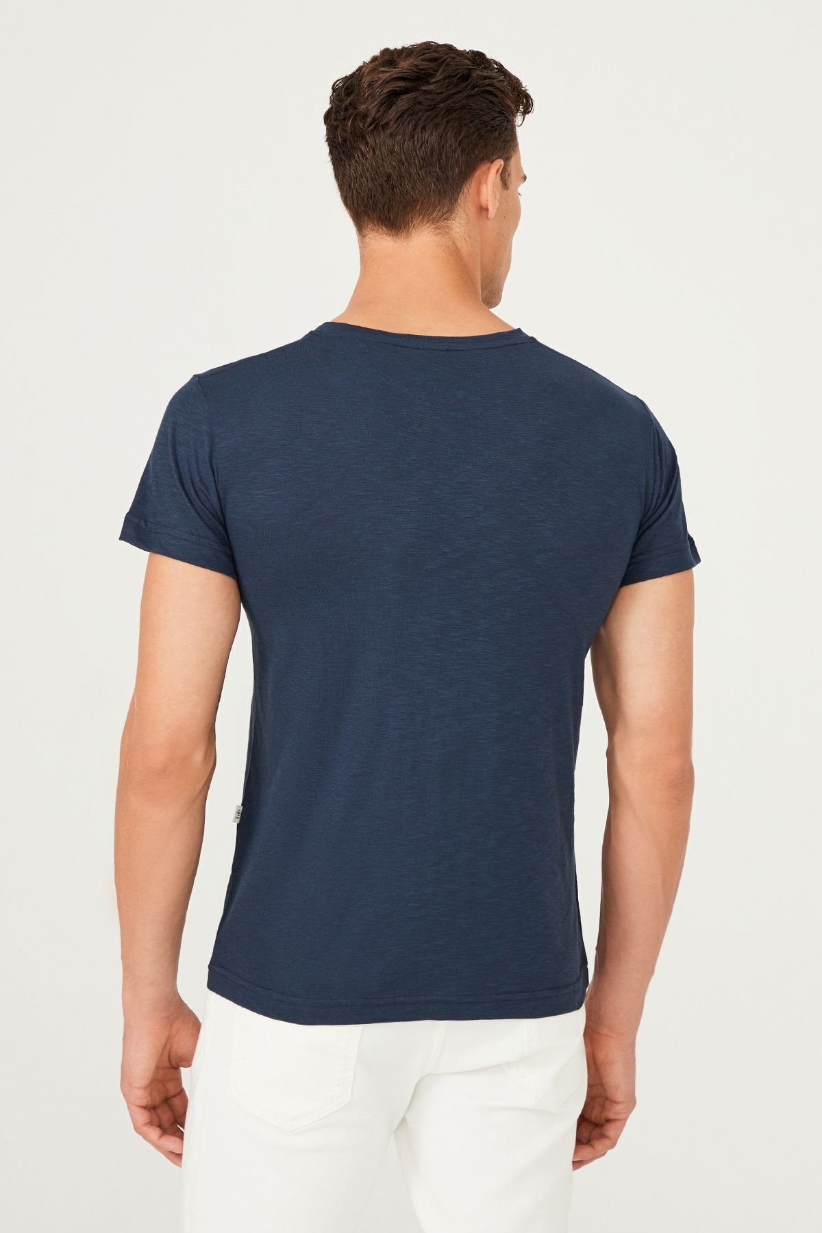 Bisiklet Yaka Erkek T-Shirt - 12