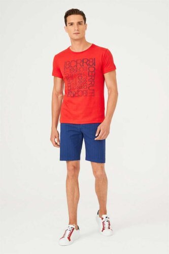 Bisiklet Yaka Erkek T-Shirt - 5