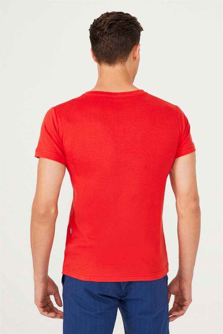 Bisiklet Yaka Erkek T-Shirt - 6