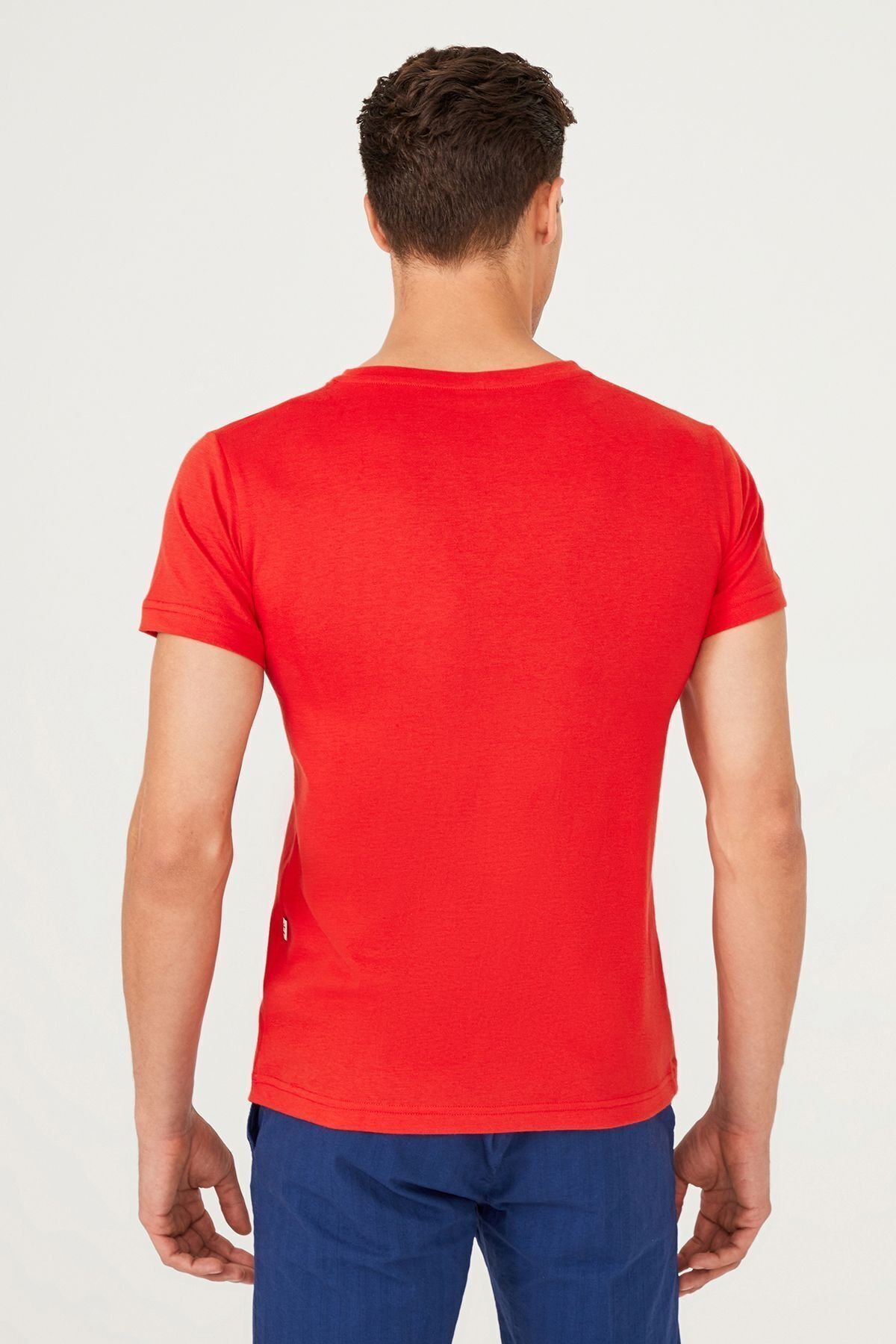 Bisiklet Yaka Erkek T-Shirt - 12