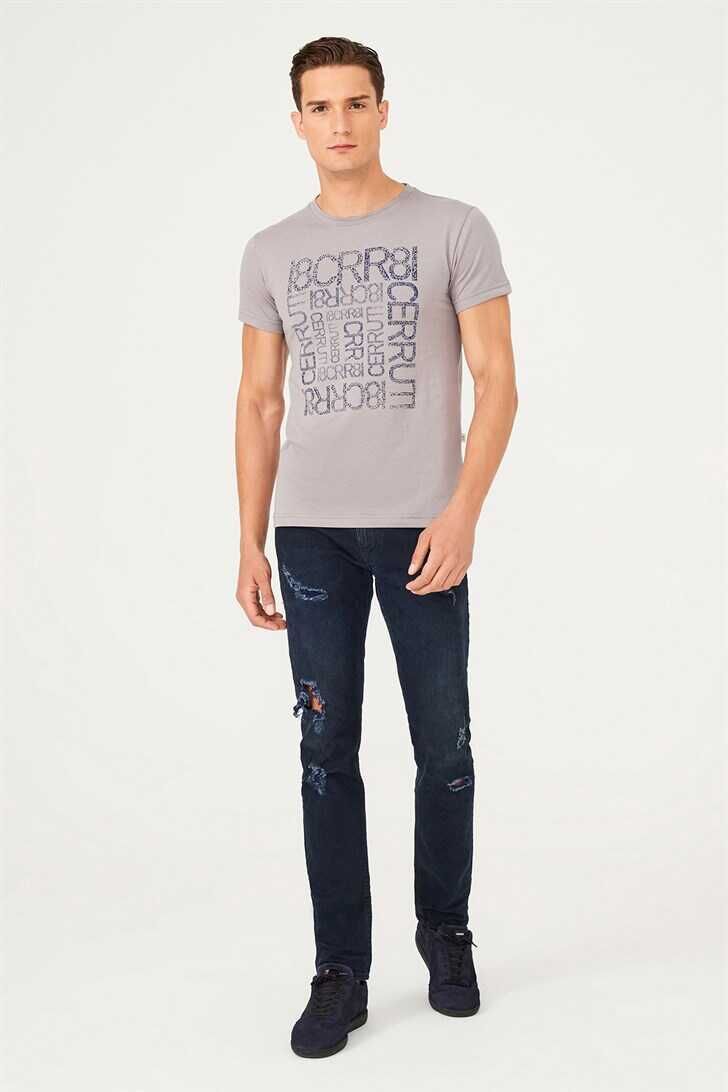 Bisiklet Yaka Erkek T-Shirt - 3