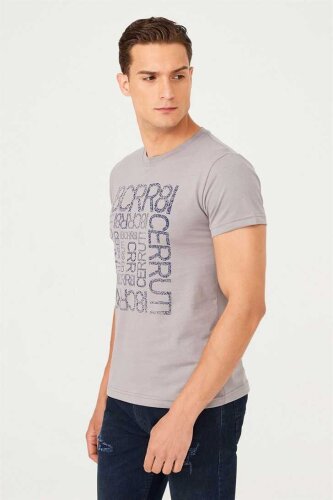 Bisiklet Yaka Erkek T-Shirt - 4