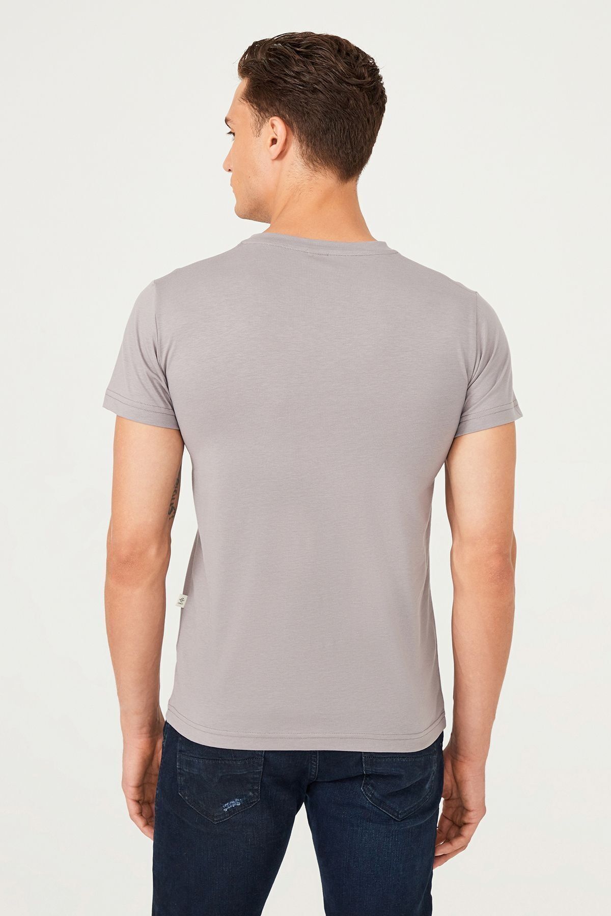 Bisiklet Yaka Erkek T-Shirt - 12