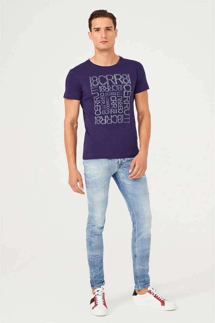 Bisiklet Yaka Erkek T-Shirt - 3