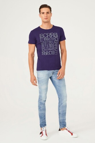 Bisiklet Yaka Erkek T-Shirt - 10