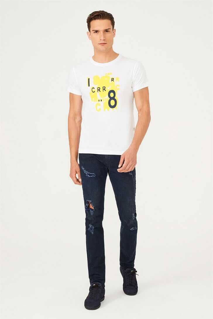 Bisiklet Yaka Erkek T-Shirt - 5