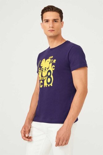 Bisiklet Yaka Erkek T-Shirt - 2