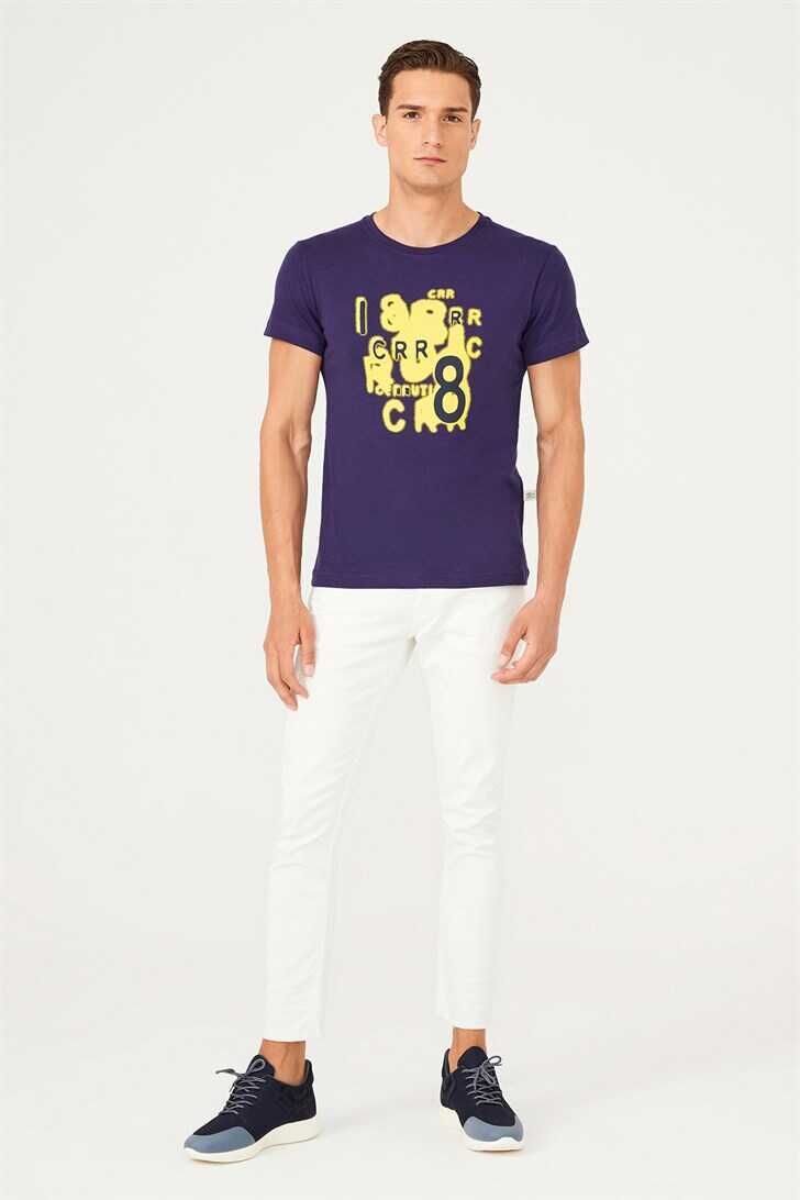 Bisiklet Yaka Erkek T-Shirt - 4