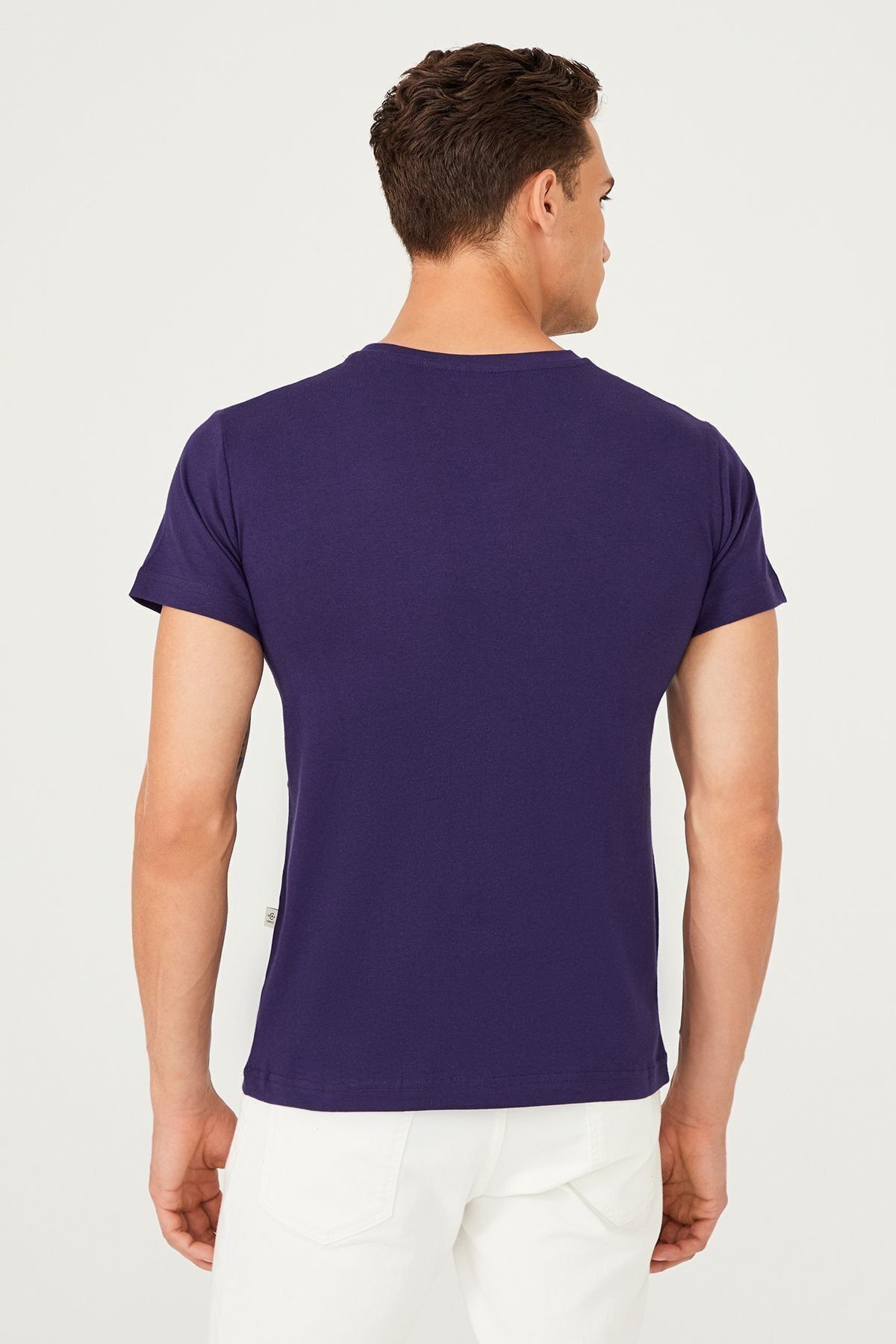 Bisiklet Yaka Erkek T-Shirt - 12