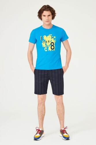 Bisiklet Yaka Erkek T-Shirt - 11