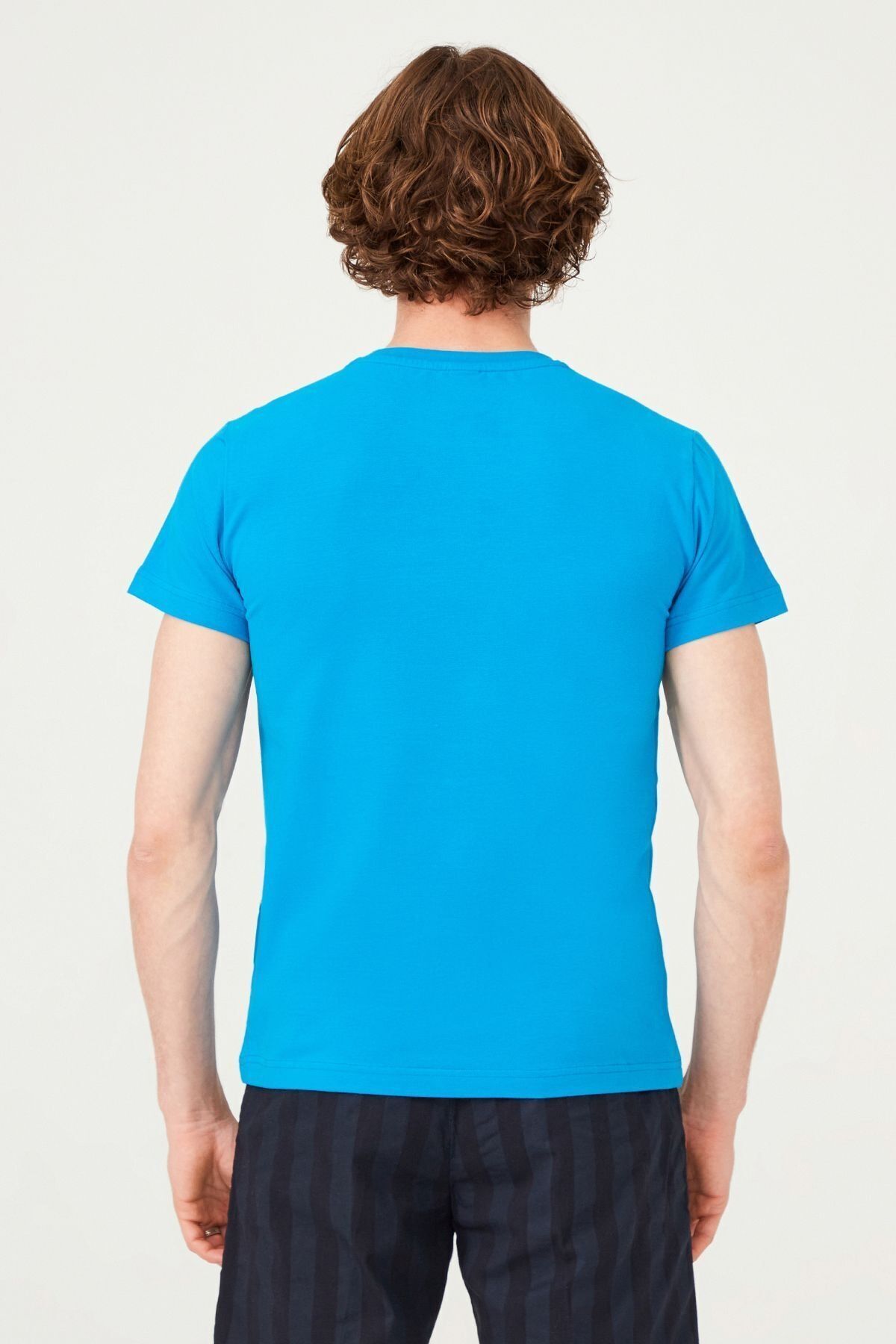 Bisiklet Yaka Erkek T-Shirt - 12