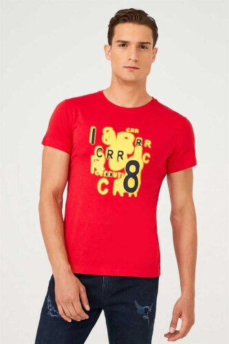 Bisiklet Yaka Erkek T-Shirt - Cerruti 1881