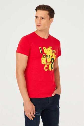 Bisiklet Yaka Erkek T-Shirt - 2