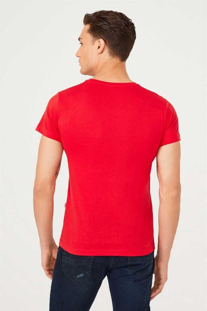 Bisiklet Yaka Erkek T-Shirt - 4