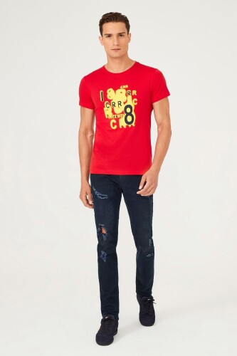 Bisiklet Yaka Erkek T-Shirt - 7