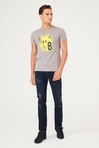 Bisiklet Yaka Erkek T-Shirt - 10