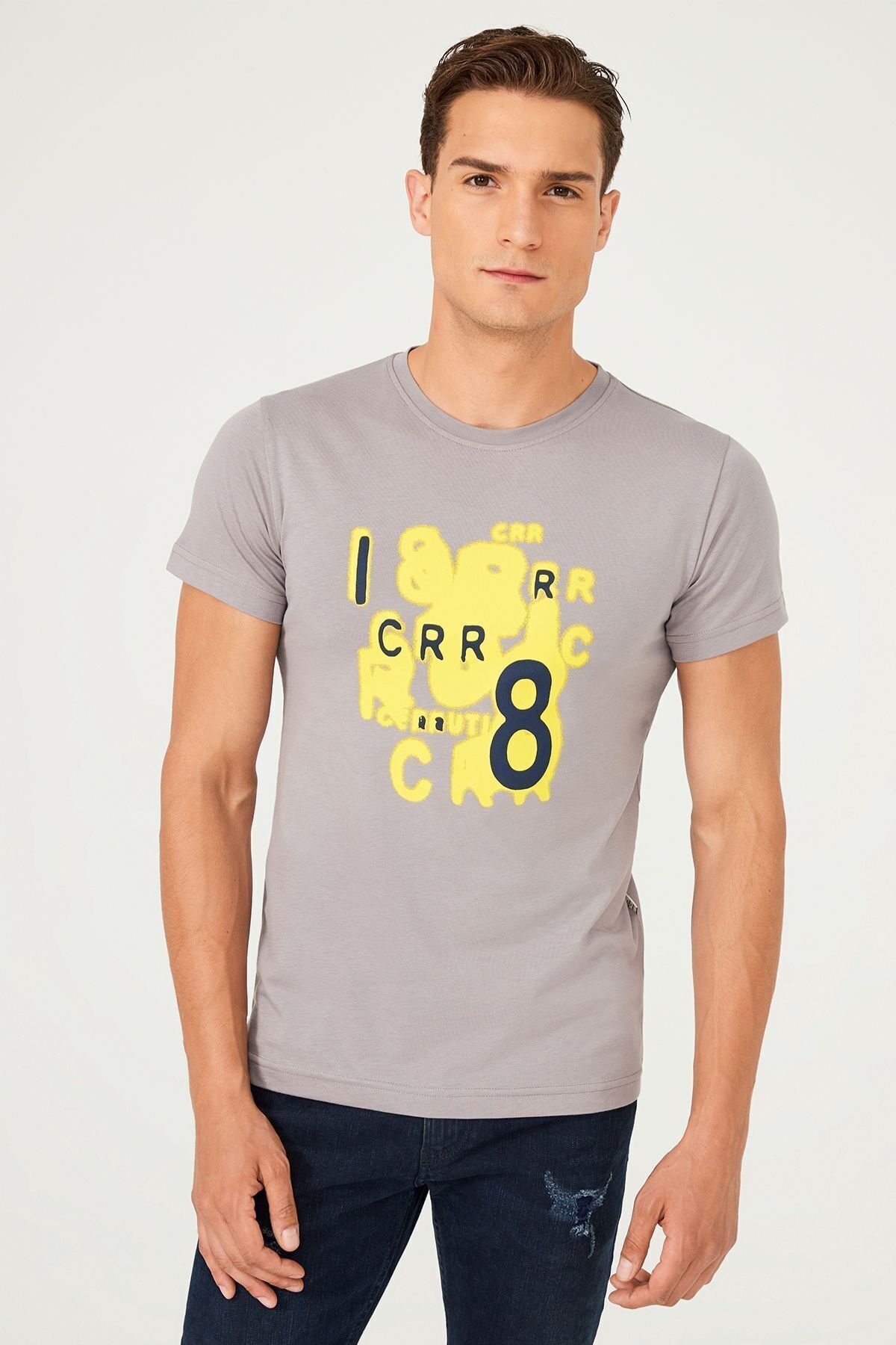 Bisiklet Yaka Erkek T-Shirt - 12