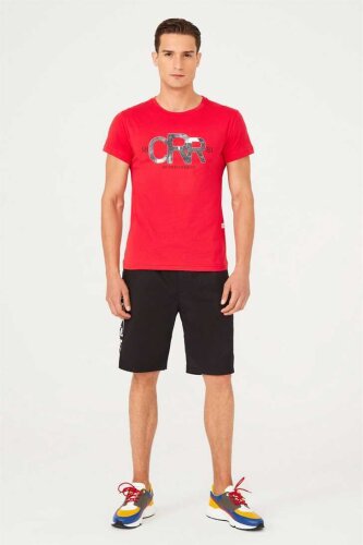 Bisiklet Yaka Erkek T-Shirt - 4