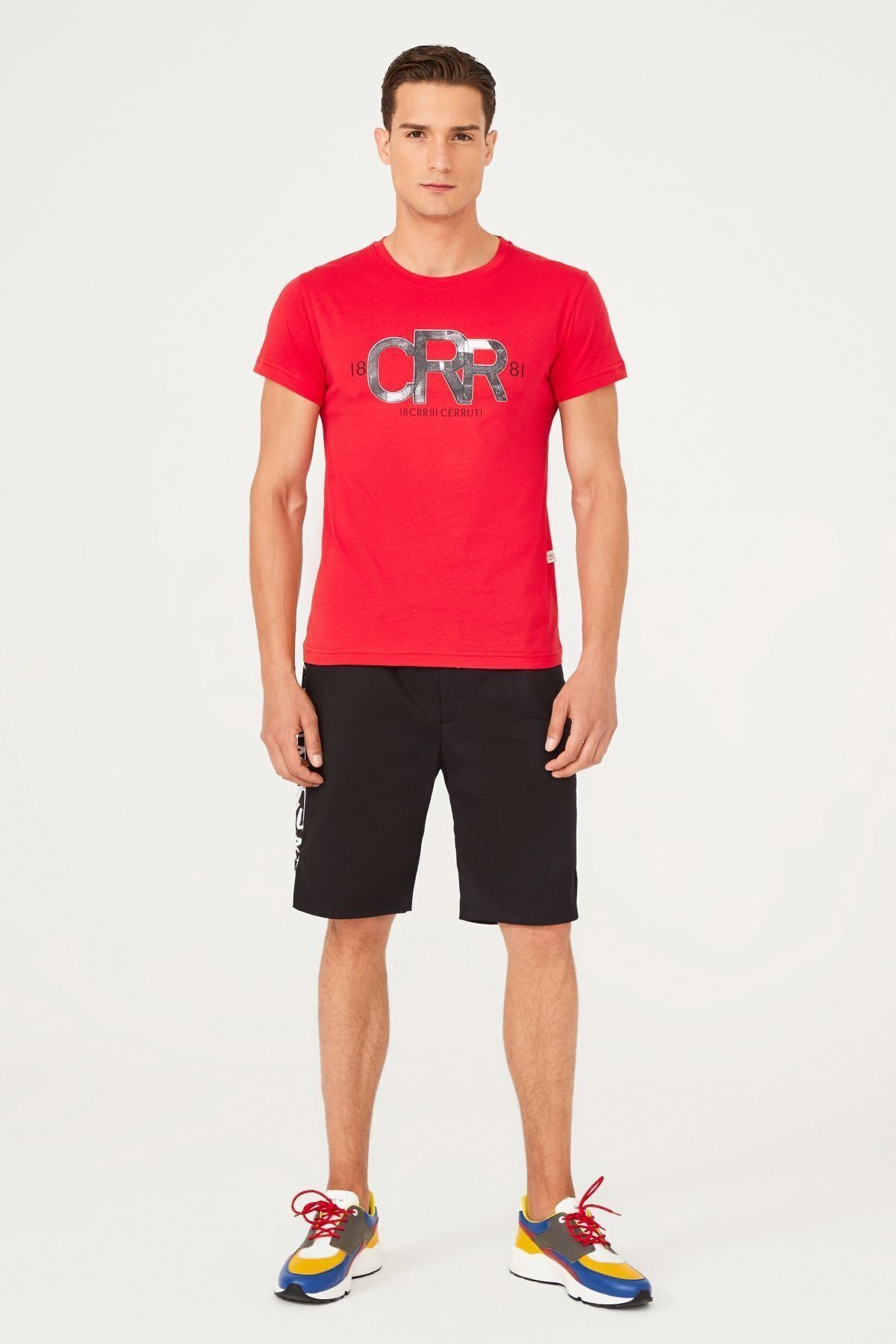 Bisiklet Yaka Erkek T-Shirt - 11