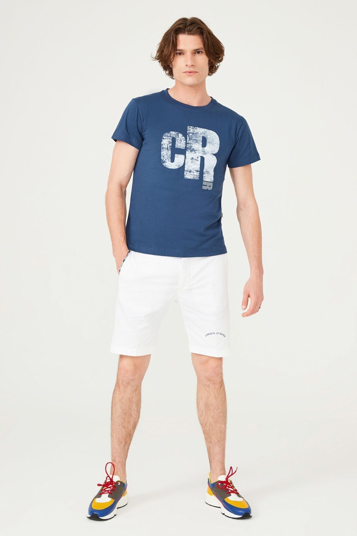 Bisiklet Yaka Erkek T-Shirt - 17