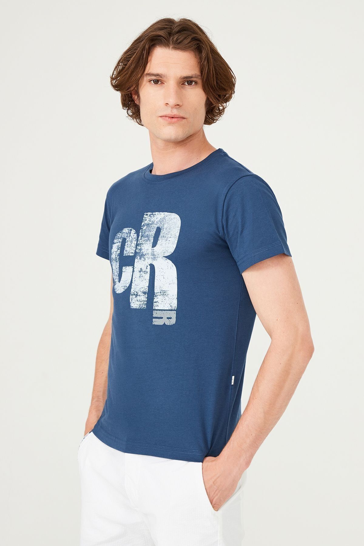 Bisiklet Yaka Erkek T-Shirt - 18