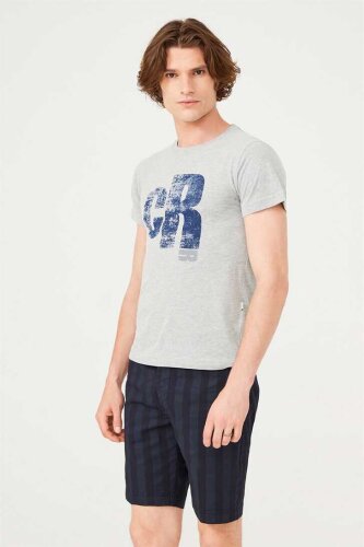 Bisiklet Yaka Erkek T-Shirt - 2