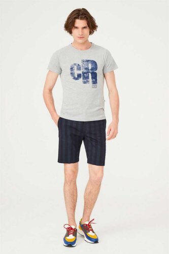 Bisiklet Yaka Erkek T-Shirt - 4