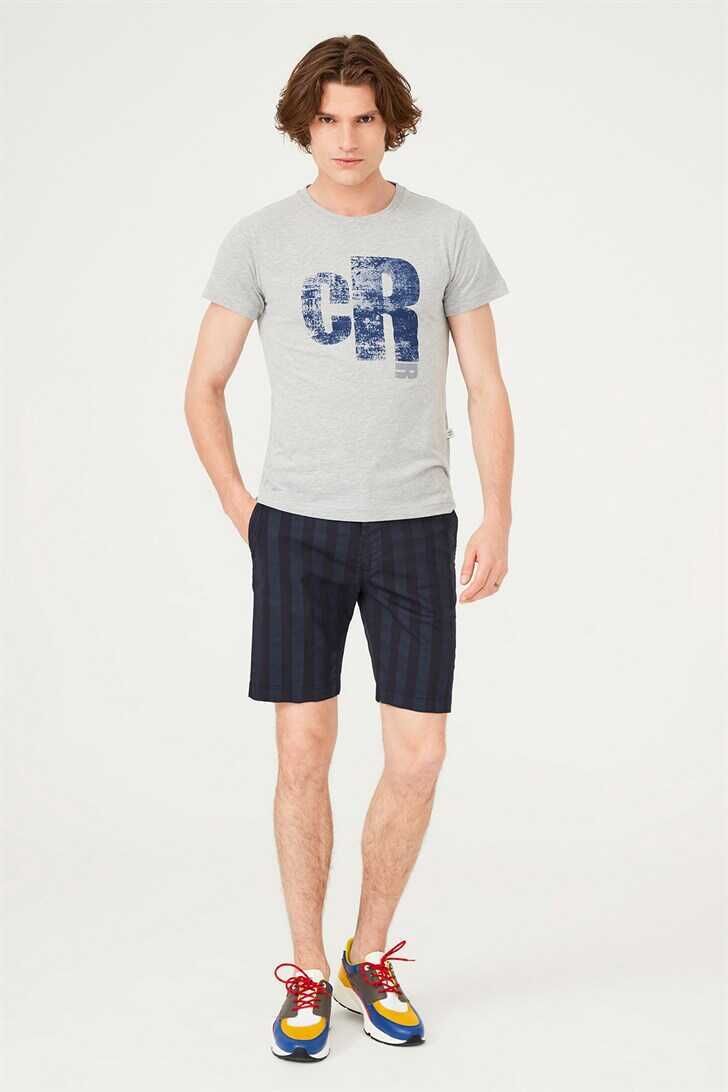 Bisiklet Yaka Erkek T-Shirt - 5