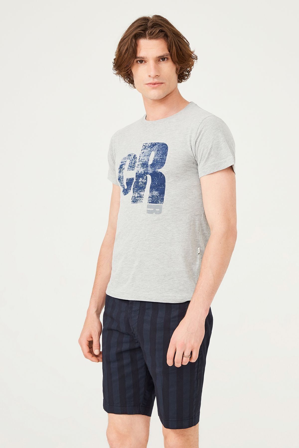 Bisiklet Yaka Erkek T-Shirt - 10