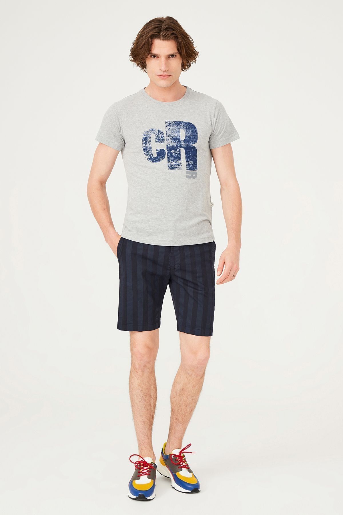 Bisiklet Yaka Erkek T-Shirt - 11