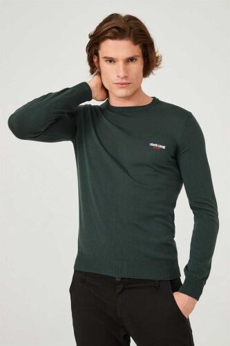 Bisiklet Yaka Erkek Triko Kazak - Roberto Cavalli