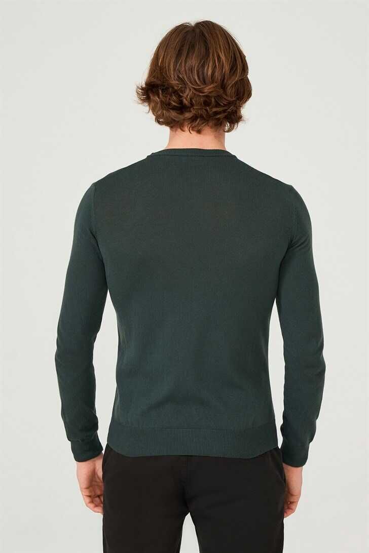 Bisiklet Yaka Erkek Triko Kazak - 7