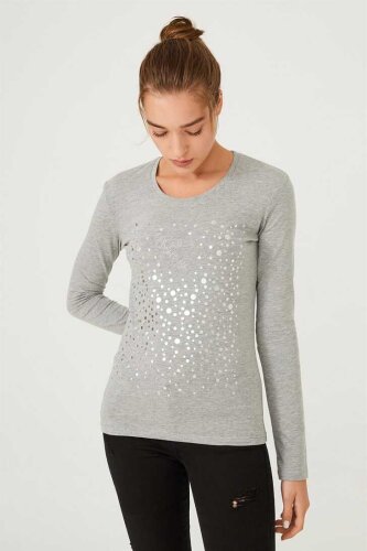 Bisiklet Yaka Kadın Bluz - Montanà