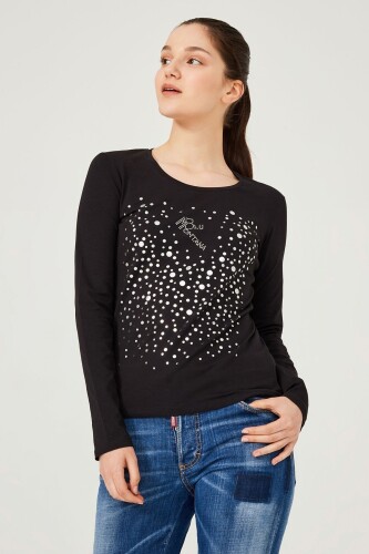 Bisiklet Yaka Kadın Bluz - 5