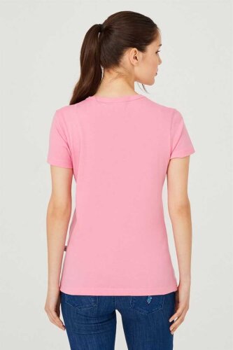 Bisiklet Yaka Kadın T-Shirt - 7