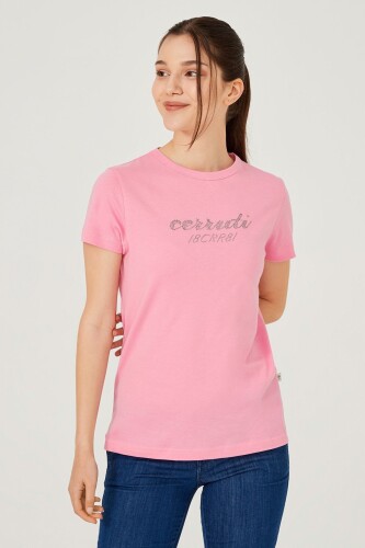 Bisiklet Yaka Kadın T-Shirt - 9