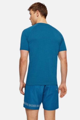 Boss Bisiklet Yaka Logou Erkek T-Shirt - 3