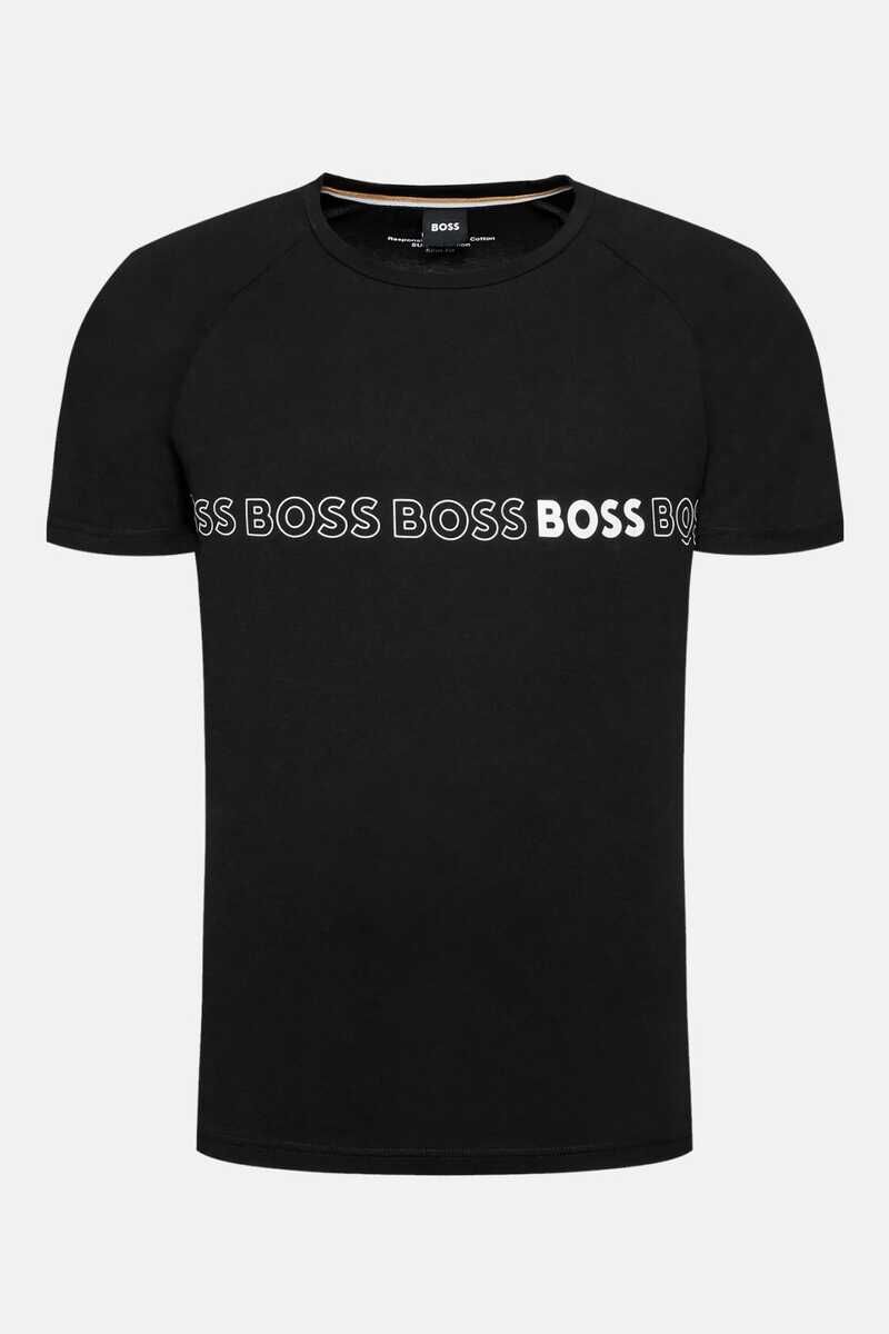 Boss Bisiklet Yaka Logou Erkek T-Shirt - 2