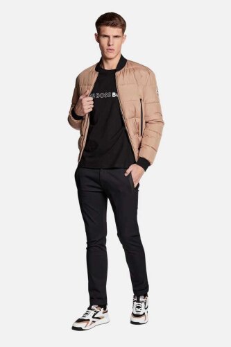 Boss Bisiklet Yaka Logou Erkek T-Shirt - 3