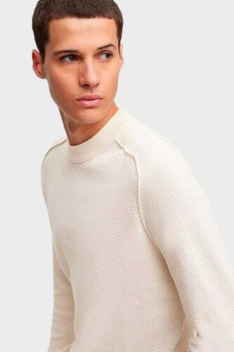 Boss Erkek Bisiklet Yaka Kazak - 3