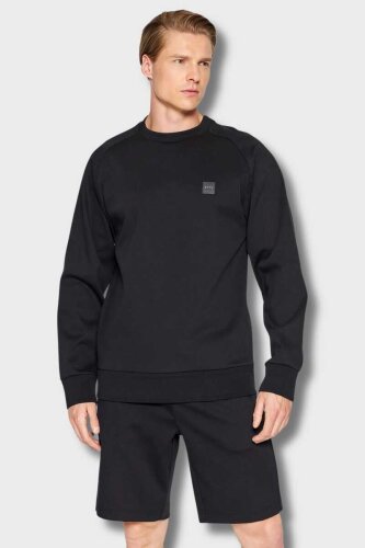 Boss Erkek Bisiklet Yaka Sweatshirt - Boss