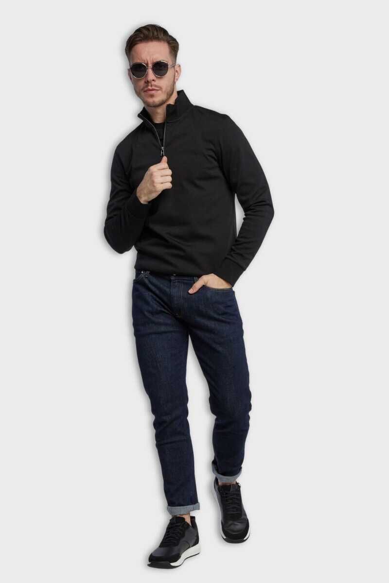 Boss Erkek Fermuarlı Sweatshirt - 2