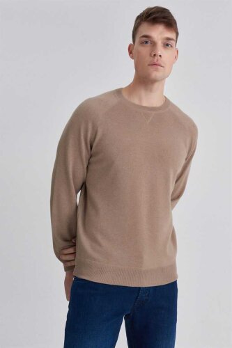 Brunello Cucinelli Erkek Bisiklet Yaka Kazak - 5