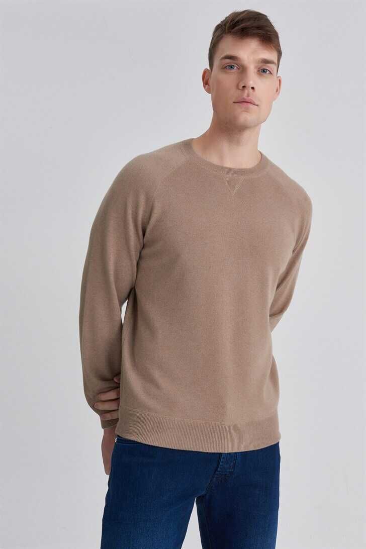 Brunello Cucinelli Erkek Bisiklet Yaka Kazak - 5