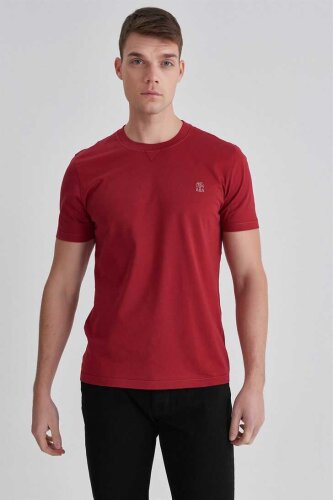 Brunello Cucinelli Erkek Bisiklet Yaka T-Shirt - 5