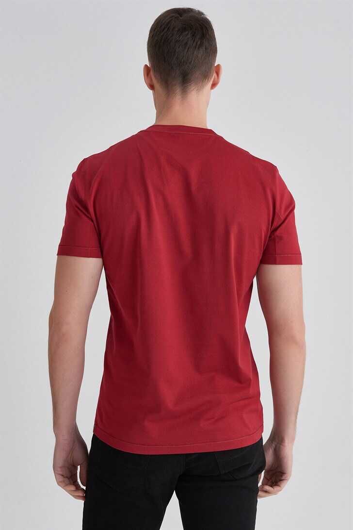 Brunello Cucinelli Erkek Bisiklet Yaka T-Shirt - 8