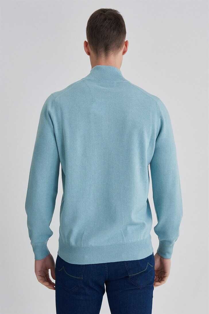 Brunello Cucinelli Erkek Fermuarlı Kaşmir Kazak - 8