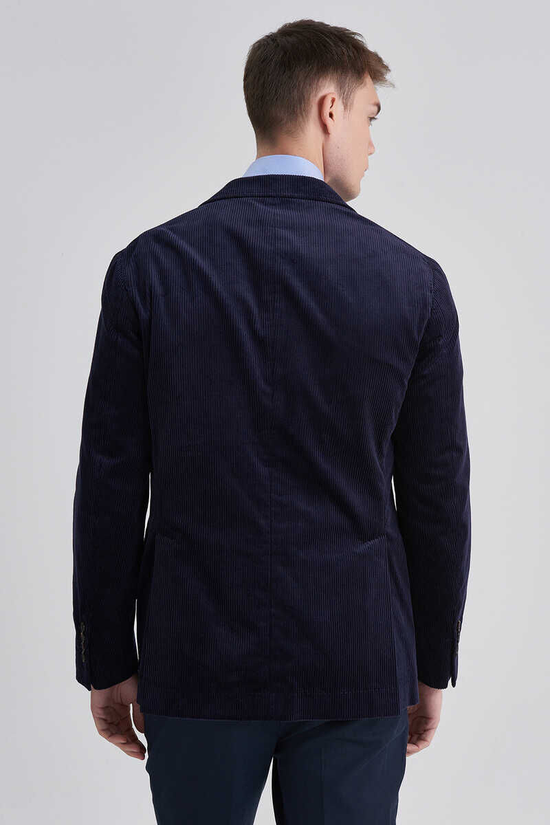 Brunello Cucinelli Erkek Kadife Blazer Ceket - 4